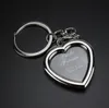 Hot sale Creative couple picture frame personality love key chain photo key ring customization KR013 Keychains mix order 20 pieces a lot