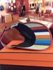 Fashionable colored striped no top sun hat imported canvas couple caps designer brand visors cap male and female duck tongue hats