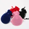 New Gourd Soft Velvet Jewelry Bag 7X9CM Flannel Rings Necklace Earrings Stud Bracelets Jewelry Packaging Pouch Gift Bag Drawstring9849839