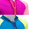 New 2mm neoprene kids short sleeve one piece diving wetsuit boys snorkelling wear girls surfing wetsuit1544285