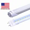 CE DLC UL T8 świetlówki LED 2 stopy 9 W 12 W 1200 lm SMD 2835 żarówka 2 stopy 0,6 m 600 mm 85-265 V oświetlenie led