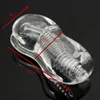 Masturbatori di figa per maschile masturbazione Mascelluonata Masturbatore Borch Vagina Realistica Uomini trasparenti Sesso Game Adult Game Toy 17601