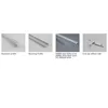 50 X 1M sets/lot wall washer aluminum profile for led and anodized crescentic led channel for wall light decoration