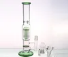 18.8 mm Joint Water Pipes 29cm Glass Bongs with randome dome and nail or bowl Percolator Oil Rigs Glass Pipes Honeycomb Perc