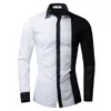Мужские повседневные рубашки оптом- мужская рубашка с длинным рукавом 2022 бренд мужской тонкий подой