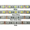 LED Strips 5050 5630 DC12V Flexible 60LEDs/m IP20 IP65 Waterproof 16.4ft white red blue green flexible decoration strip