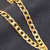 18K Real Gold Plated Necklace With "18K" Stamp Men Jewelry Wholesale New Trendy Chunky Snake Chain Necklace 24''