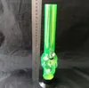 Bong acrilico colorato misto alto 32 cm Narghilè Shisha Fumatori Pipa in metallo Bong in vetro Gorgogliatori Pipa ad acqua Tocabbo, Colori Consegna casuale