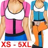 Wholesale- plus size women sweat enhancing waist cincher corset workout waist trainer sauna suit sexy vest body sexy top E12