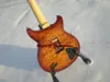 Wielki leworęczny Santana Gitara Electric Yellow Burst Top Quality Darmowa wysyłka