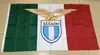 Itália S.S. Lazio SpA 3*5ft (90cm*150cm) Poliéster Serie A bandeira Bandeira decoração bandeira voando casa jardim bandeira Presentes festivos