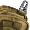 8 kleuren 1000D Tactische Molle Oxford Taille Riem Zakken Portemonnee Pouch Portemonnee Outdoor Sport tactica Heuptas EDC Camping Wandelen tas A50