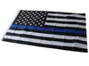 4 tipos Blueline EUA bandeiras 3 por 5 pés fina linha vermelha nos preto branco e azul bandeira americana