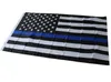 4 typen Blueline USA vlaggen 3 bij 5 voet dunne rode lijn US Black White and Blue American Flag