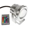 10W LED Undervattenslampa RGB Varm Cool Vit Pond Pool Wash Spot Lampor 12V