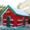 New design inflatable Christmas santa calus house for holiday decoration