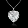 Wholesale - Retail lowest price Christmas gift, free shipping, new 925 silver fashion Necklace yN224