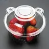 Plastic Cupcake Cake Muffin Dome Case Disposable Fruit Salad Holder Boxes Container Packaging Box