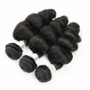 3 bundles Loose Wave Wefts Natural Color Unprocessed Brazilian Peruvian Malaysian Raw Virgin Indian Human Hair Extension