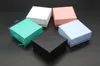 5 異なる色のジュエリーボックス主にイヤリングリングネックレスペンダントジュエリーの包装とディスプレイ 7.5X7.5X3.5cm
