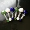Nieuwe kleur sneeuwvlok stuk pijp Groothandel glazen bongs accessoires, waterpijp roken, gratis verzending