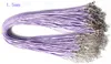 Collar que rebordea la cadena del extensor del alambre de la cuerda de la cuerda con el cierre de la langosta joyería barata de DIY