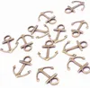 300 stks antiek zilver brons vintage nautische anker hanger charms voor sieraden maken 19 * 15mm