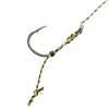 18st Carp Fiske hår Riggar flätad tråd 8340 Hög kolstål Hook Swivel Bookies Carp Rigs Carp Fiske Tillbehör