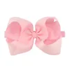 wholesale ribbon Baby Girls Big Bow Headbands 6 Inch Grosgrain Ribbon Boutique Bows Flowers Headband Infant Toddler Elastic Hairbands Hair Accessories