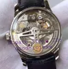 Dwa Kolor ZF Factory Męskie Automatyczne Cal.51011 Zegarek Czarny White Dial Skórzany Mężczyźni ETA 7 dni męskie zegarki Sport V5 Wersja na rękę