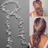 Encantos Extra Longo Pérolas Do Casamento Headband De Noiva - Cabelo Nupcial Peça, Casamento Pérola Cabelo Videira de Noiva Acessórios Para o Cabelo