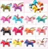 22 colores llaveros de moda lindo bolso de mujer colgante de gama alta hecho a mano PU bolso llaveros borla rodeo caballo bolso encanto bolso accesorios 2332