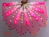 10 Stks / partij Snelle Verzending Bruiloft Gunsten Geschenk Double Faced 70 Bloemventilator Bamboe Bot Crystal Yarn Fabric Dance Fans