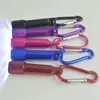 Melhor Mini portátil LED Lanterna Keychain Tocha de liga de alumínio com carabiner chaveiros LED mini lanterna mini-luz frete grátis