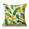 Ny tropisk kuddehölje Jungle banan kasta örngott för soffstol Soffa Dekorativ ananas Almofada Ananas Cojines