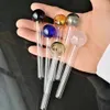 Vecht tegen de pot met glazen bongs accessoires Glasrookpijpen kleurrijke mini multi -kleuren handbuizen beste lepel glazen pijpen