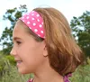 Polka Dot Stretch Headbands Stretch Headbands,headwraps,hairband headwear Nylon light Headban 120X/lot