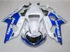 Top selling plastic fairing kit for Suzuki GSXR1000 00 01 02 blue white fairings set GSXR1000 2000 2001 2002 OT19