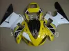 3Gifts 새로운 뜨거운 판매 자전거 YAMAHA YZF-R1를위한 Fairings 키트 1998 1999 R1 98 99 YZF1000 쿨 옐로우 화이트 SX16