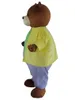 Yogi Bear traje da mascote personalizado fantasia kits traje anime mascotte tema dos desenhos animados fancy dress traje do carnaval