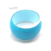 Brazaletes plásticos del color del caramelo de la manera del brazalete del niño de acrílico abierto para el regalo 24pcs / lot que envía libremente