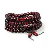 Nouveau 1 pièces chaud 108 bois de santal bouddhiste bouddha méditation 8mm perle de prière Mala Bracelet collier