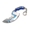 Free shipping DOTA2 around the pendant Champion Shield Kohler Dagger Vanguard Alloy key ring Pendant Weapon model