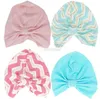 INS Bébé Chevron Or Dot Chapeau Bébé Casquettes Pour Garçons Et Filles Automne Hiver Enfants Chapeaux Enfant BeanieTurban Noeud Chapeaux 0-6 Ans 19 Couleur choisir