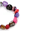 New Fashion Sexy Women Bracelets Amethyst Jasper Agate Lazuli Reiki Bracelets 7 Chakra Healing Crystals Natural Stone Chips Single2515