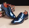 Ny 2017 Top Patent Leather Pointed Oxfords Men Classic Business Shoes Mäns Klänning Skor Äkta Läder Kontor Skor Bröllopsfest SHO