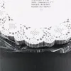 Ensemble de 160pcs / paquet Nouveau 11 / 5 pouces rond en forme de fleur blanc creux design papier dentelle napperon pour ensemble de cuisine de tab344V