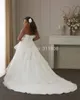 Vestidos De novia De talla grande, Vestidos De novia De encaje con cordones en la espalda, vestido De baile con apliques, vestido De novia De tul, Vestidos De novia