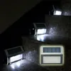 Lâmpadas de luz solar de LED à prova d'água Luzes de inundação de LED 2 Leds Luzes de jardim Lâmpada de gramado de paisagem ao ar livre Lâmpadas de parede solares