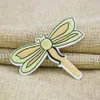 10 st Dragonfly Badges Patches för kläderjärn Broderad Patch Applique Iron Sy på Patch Sewing Tillbehör för DIY kläder